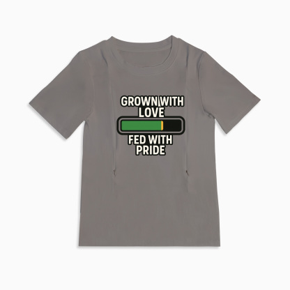 Postpartum Nursing Shirt | "Grown with Love" Slogan | Totkeeps