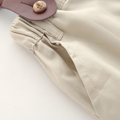 2pcs Baby Boy Long-Sleeve Shirt & Overalls Set