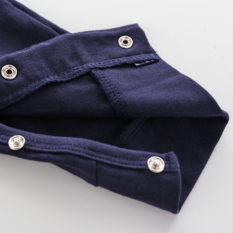 Baby Boy Summer Cotton Long-Sleeve Jumpsuits