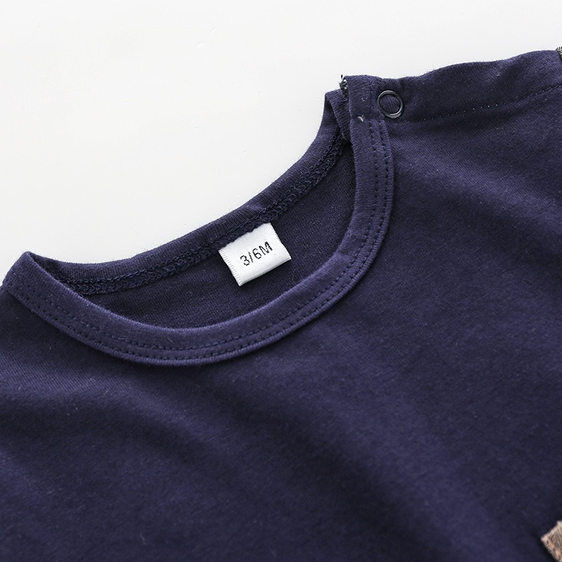 Baby Boy Summer Cotton Long-Sleeve Jumpsuits