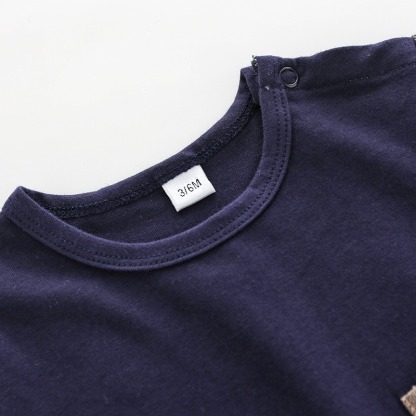 Baby Boy Summer Cotton Long-Sleeve Jumpsuits