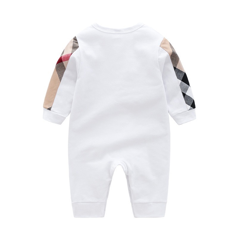 2pcs Baby Boy Cotton Short-Sleeve Jumpsuits
