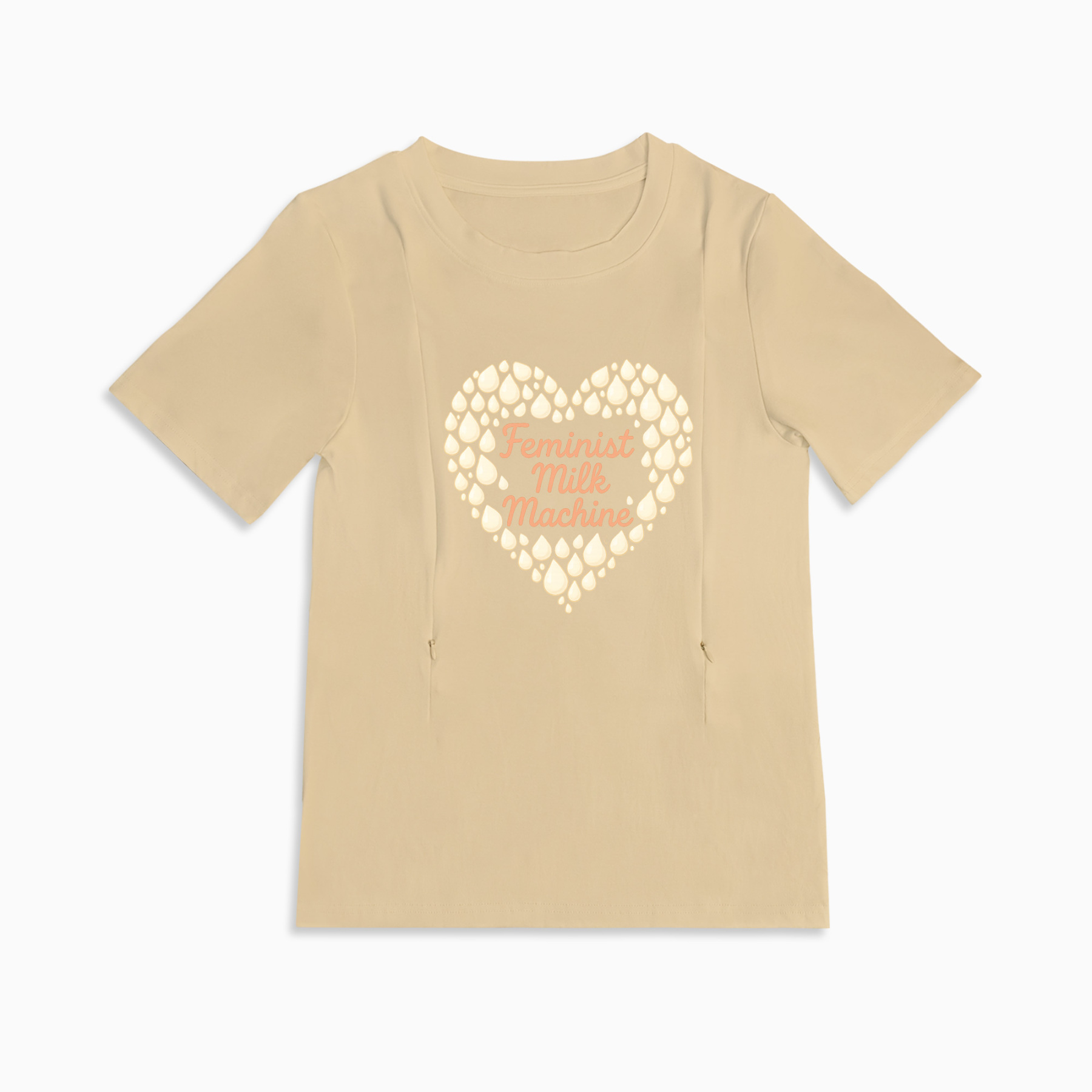 totkeeps Feminist Milk Machine Cotton T-Shirt | Designed for Breastfeeding