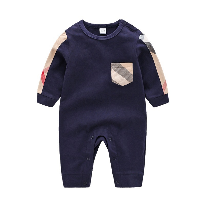 Baby Boy Cotton Long-Sleeve Jumpsuits