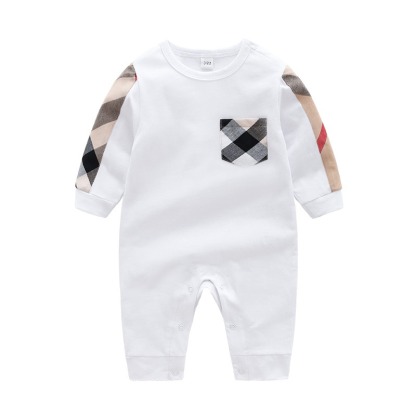 Baby Boy Summer Cotton Long-Sleeve Jumpsuits