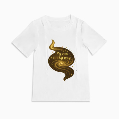 totkeeps Liquid Gold Cotton T-Shirt | Designed with Love for Nursing Moms