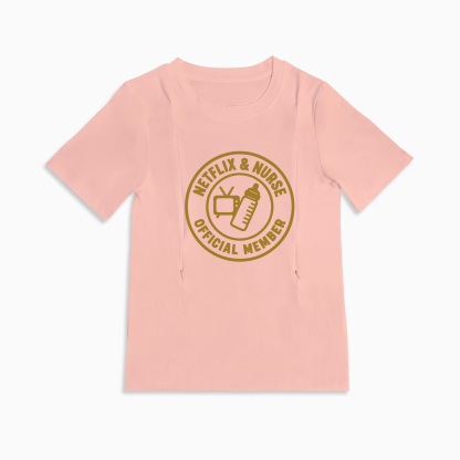 Breastfeeding Made Easy | Netflix and Nurse Zipper Access T-Shirt