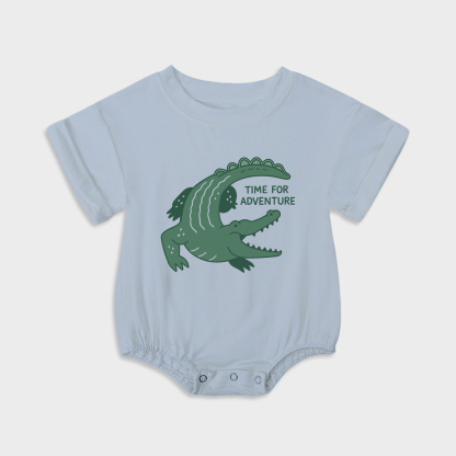 baby onesies - Alligator Baby Triangular Stretchy Onesies