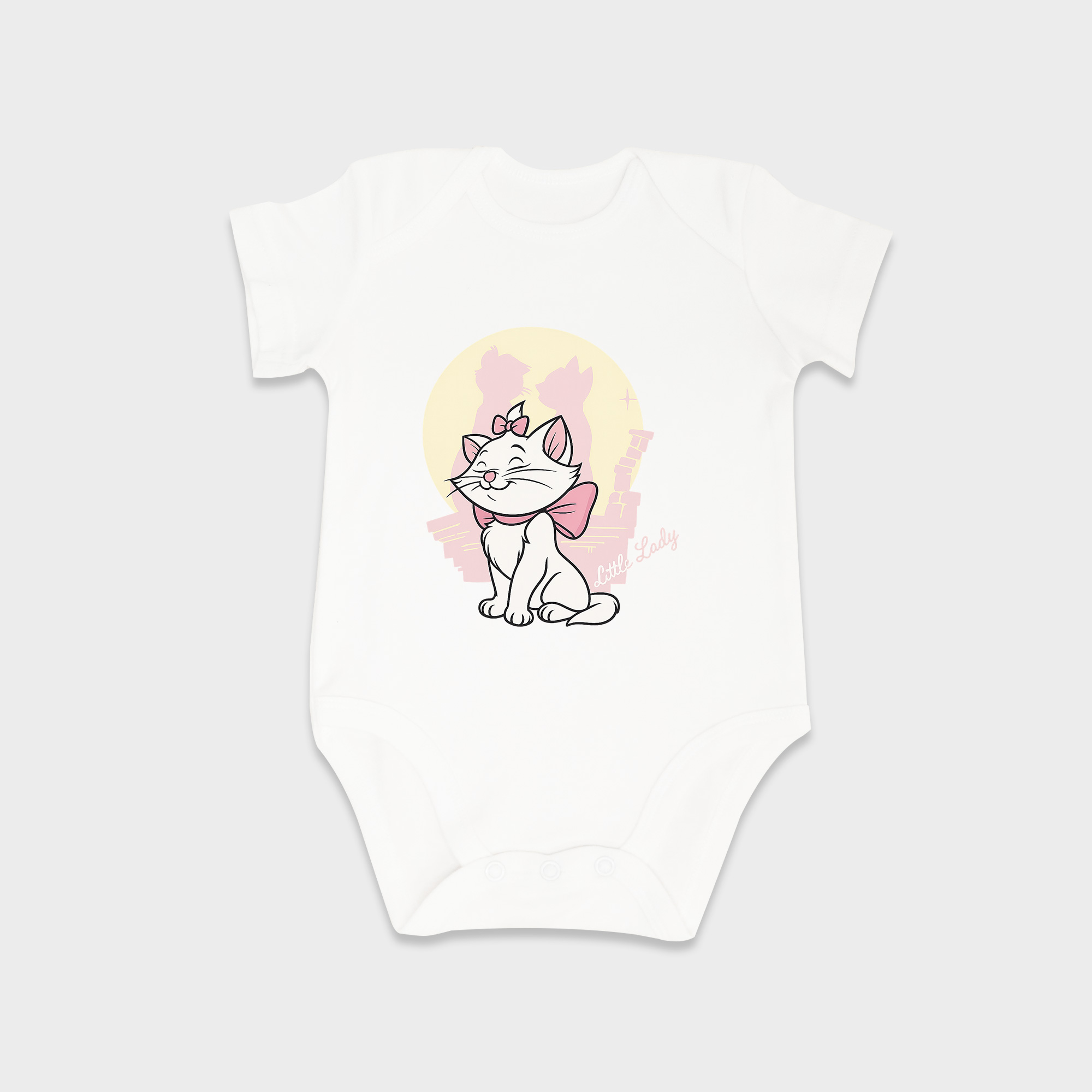 Aristocats baby onesies in White
