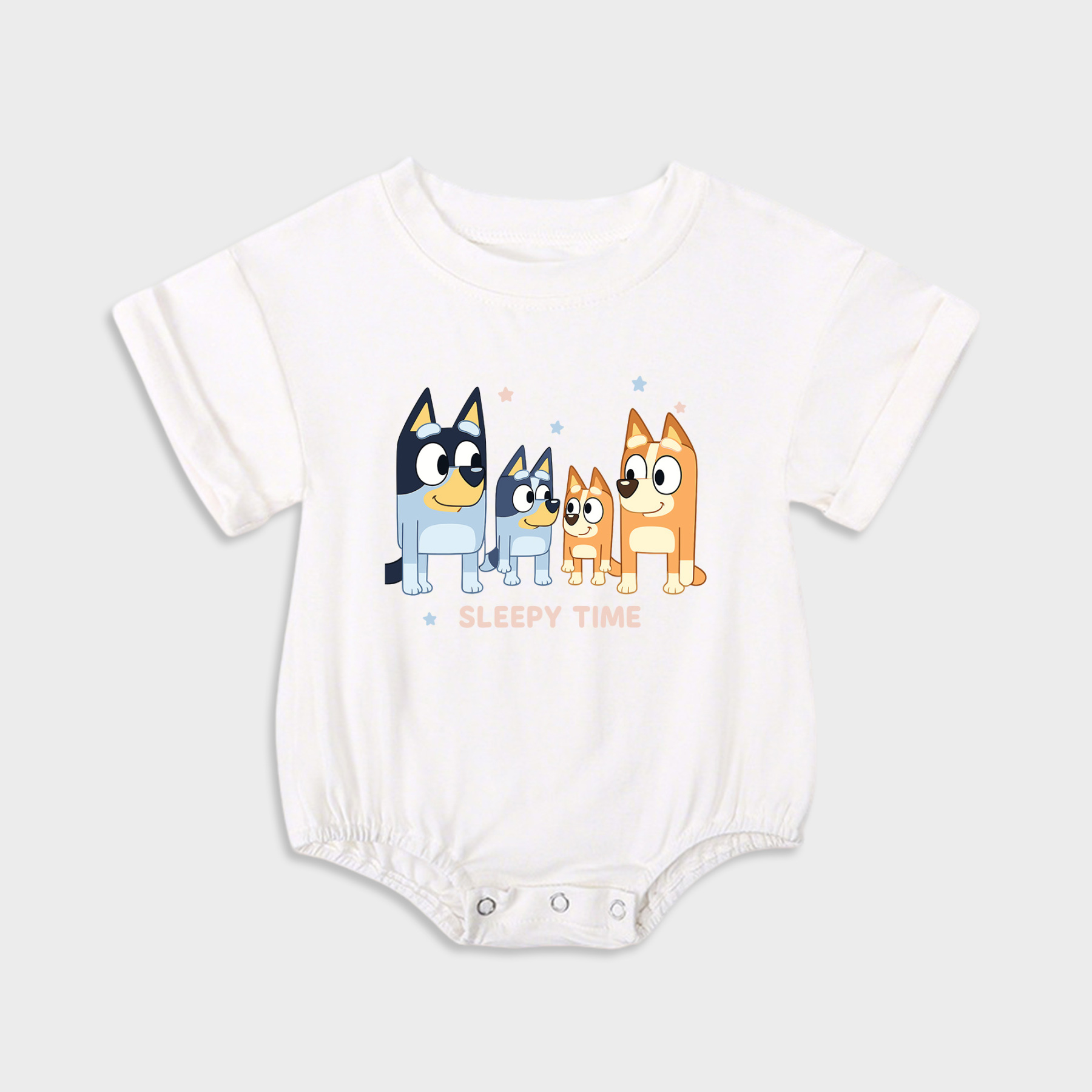 Bluey Baby Triangular Stretchy Onesies
