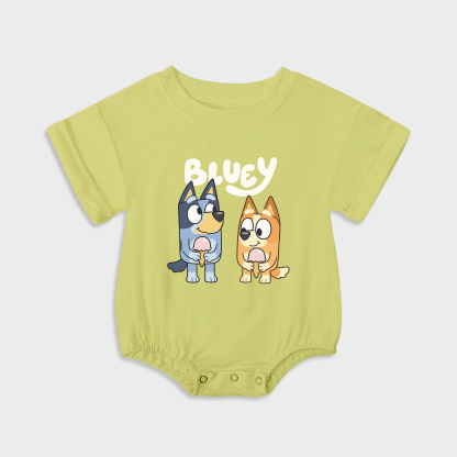 Bluey Ice Cream Baby Triangular Stretchy Onesies