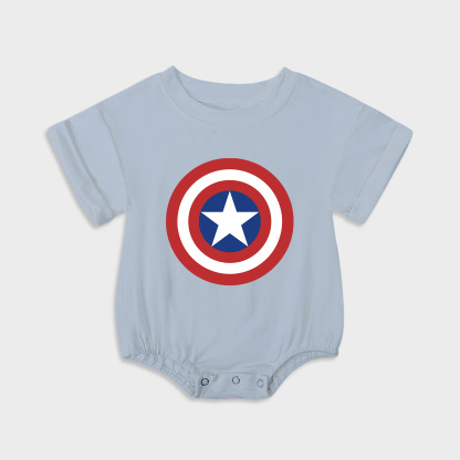 baby onesies - Captain America Baby Triangular Stretchy Onesies