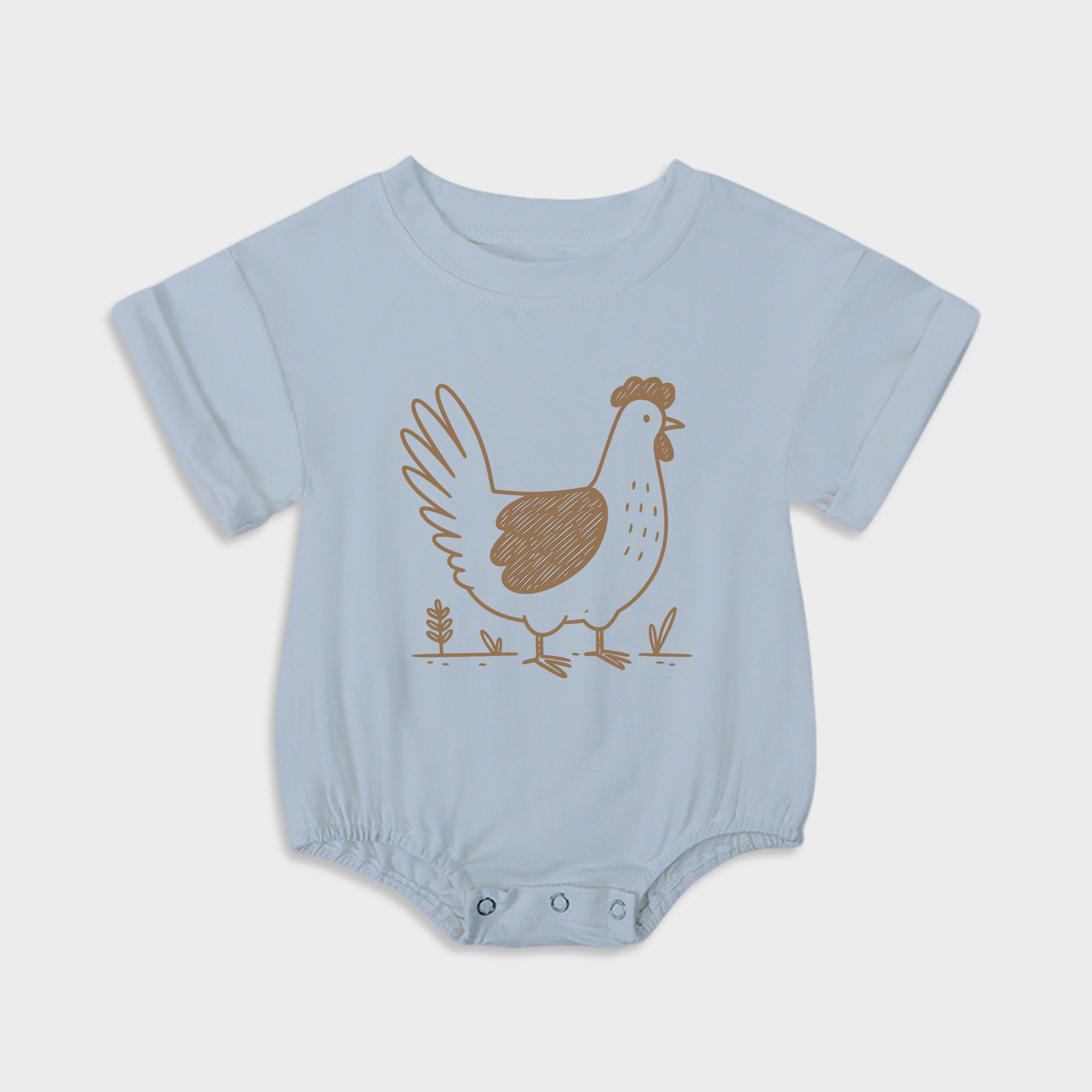 baby onesies - Chicken Baby Triangular Stretchy Onesies