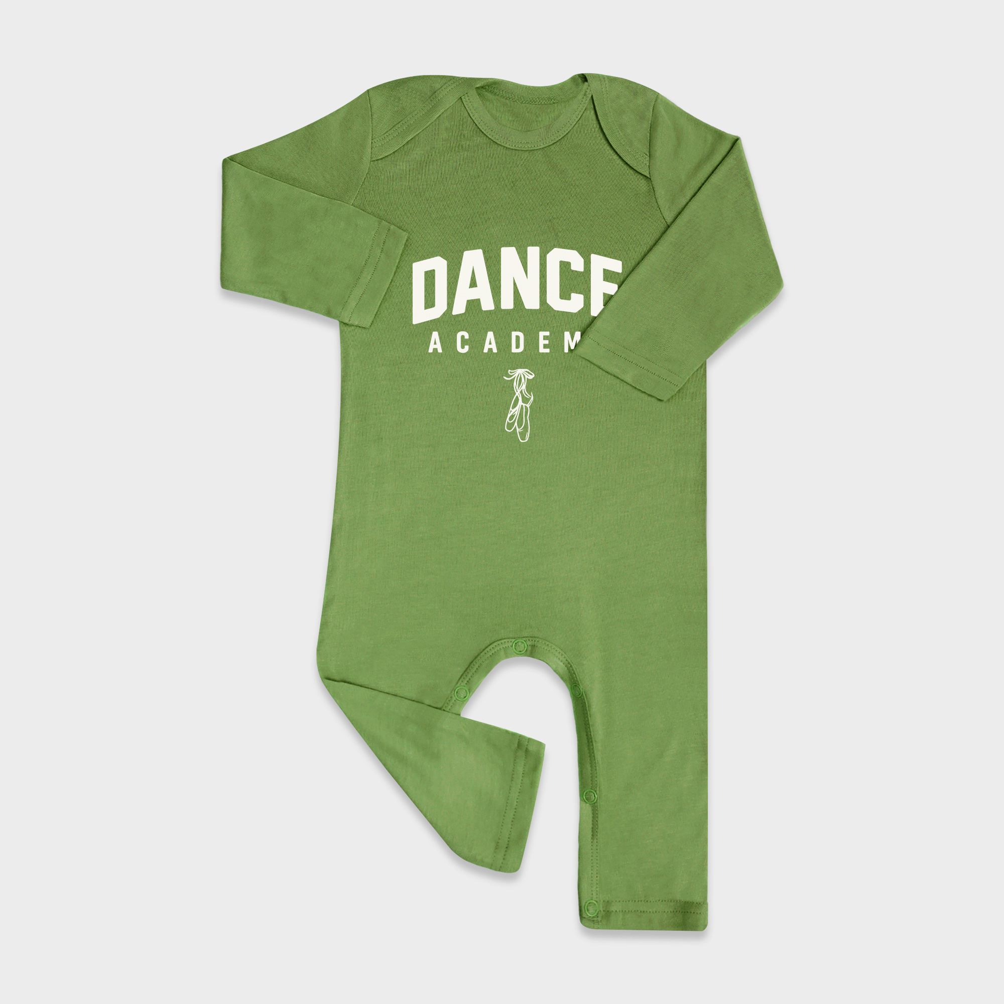 Dance Academy Baby Full Length Snap Rompers
