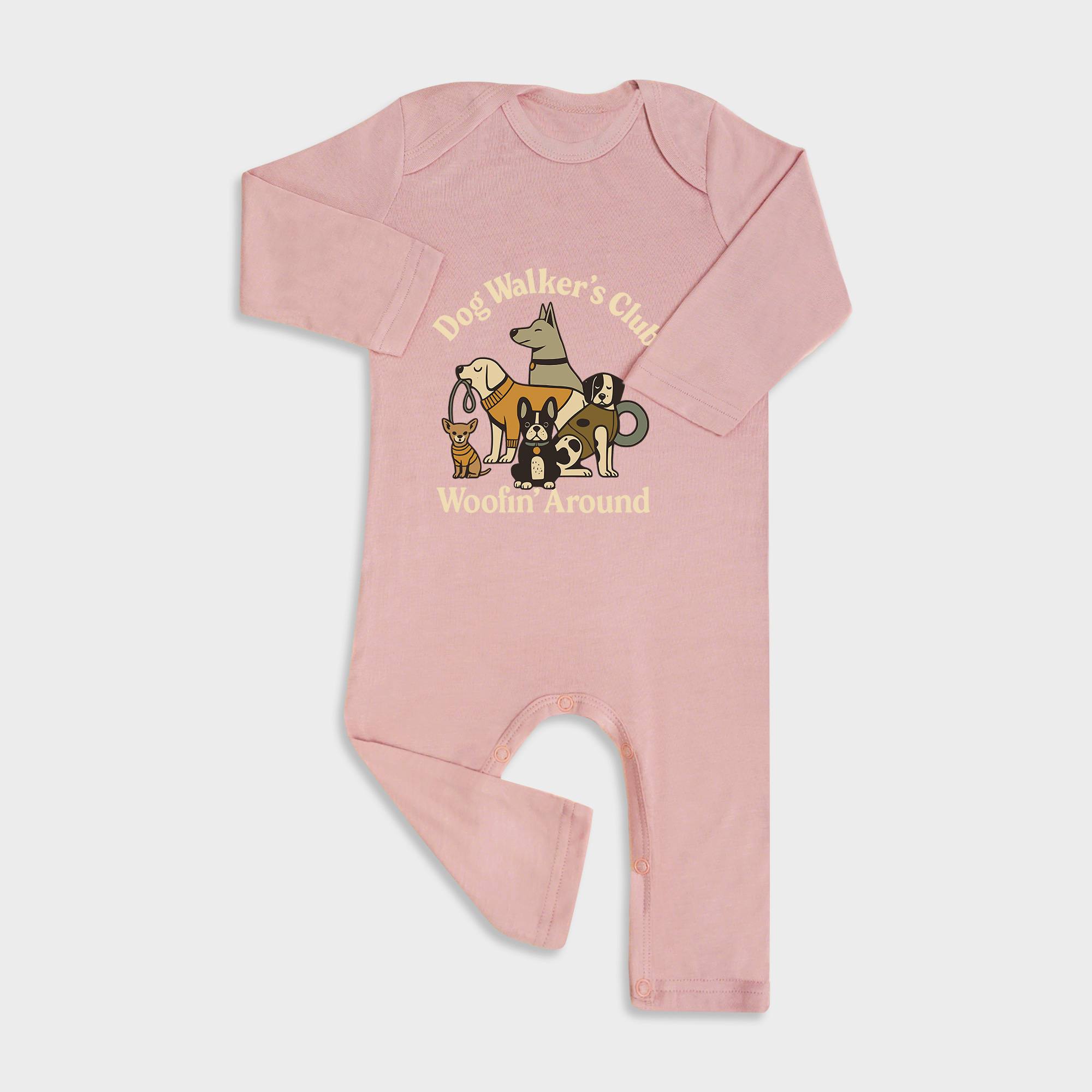 Dog Walker'S Club Long Sleeve &Long Leg Jumpsuit