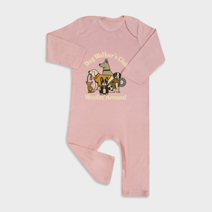 Dog Walker'S Club Long Sleeve &Long Leg Jumpsuit