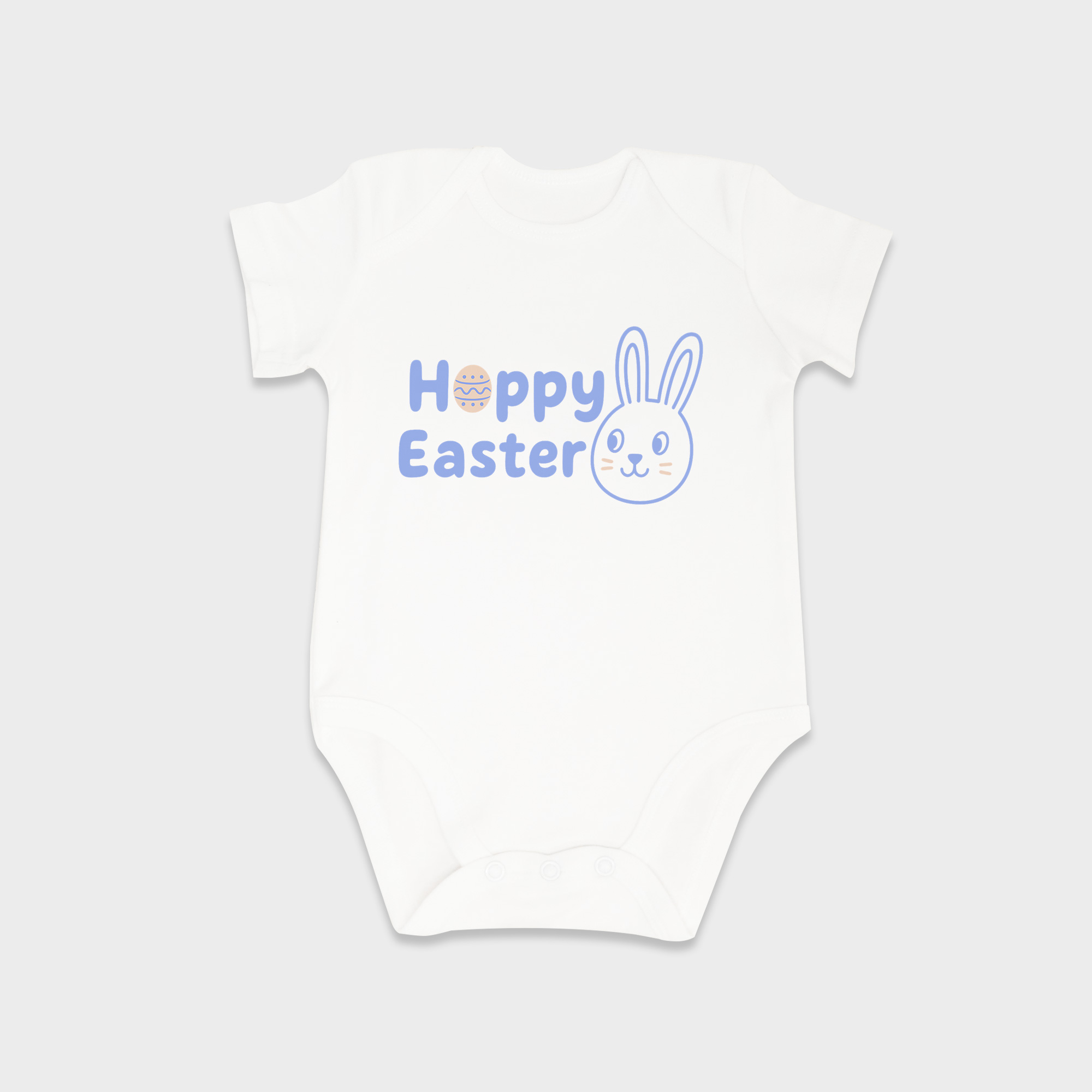 Easter baby onesies in White