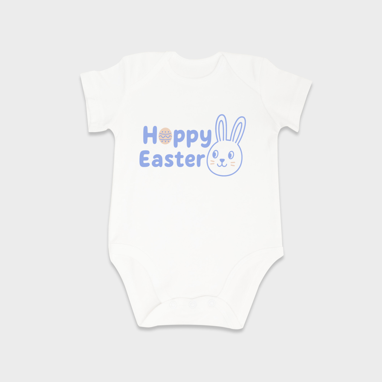 Easter baby onesies in White