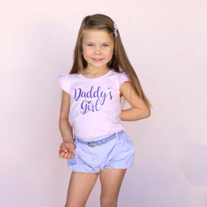 Daddy's Girl - Baby Girl Ruffle Sleeve Bodysuits