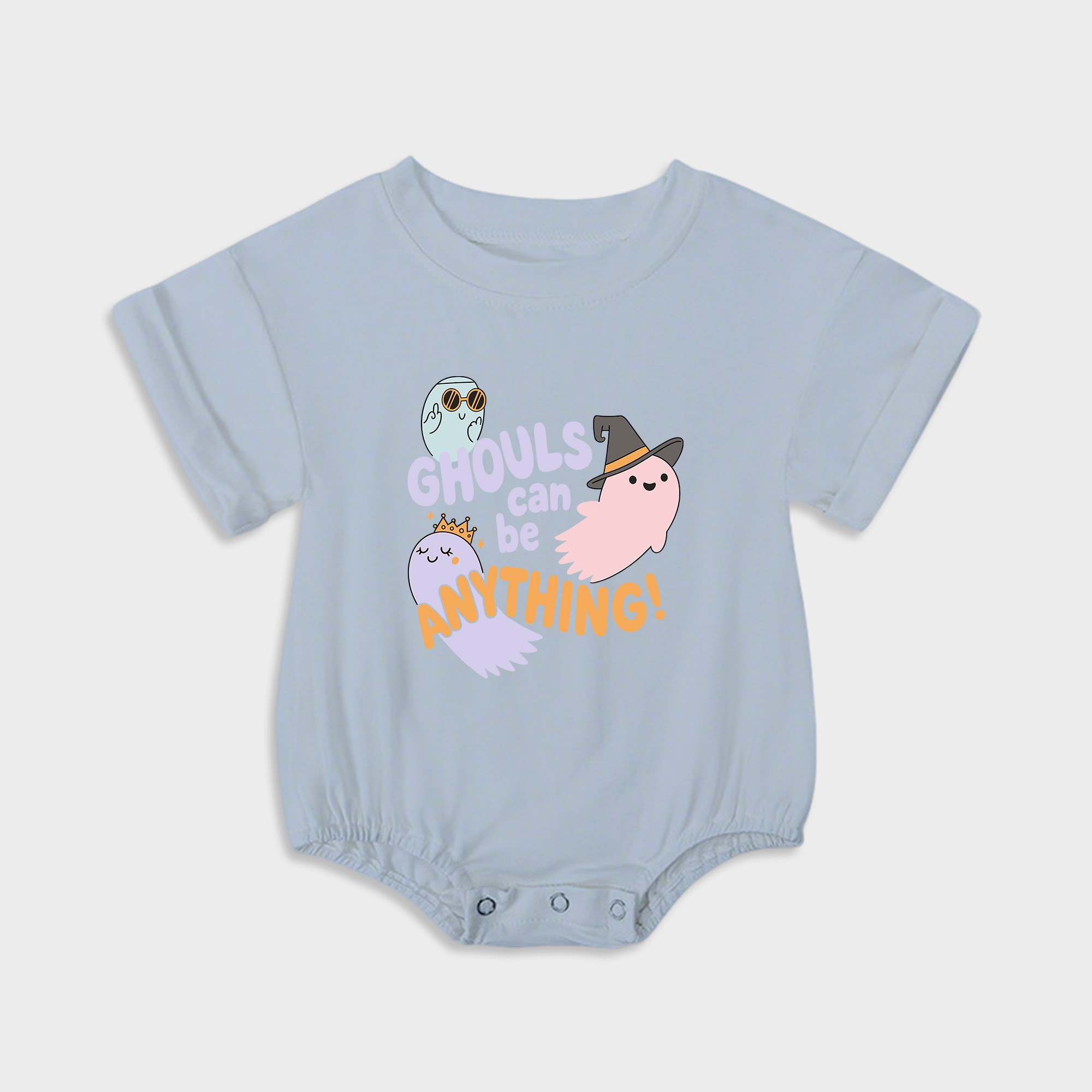 baby onesies - Ghouls Can Be Anything Baby Triangular Stretchy Onesies