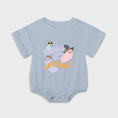 baby onesies - Ghouls Can Be Anything Baby Triangular Stretchy Onesies