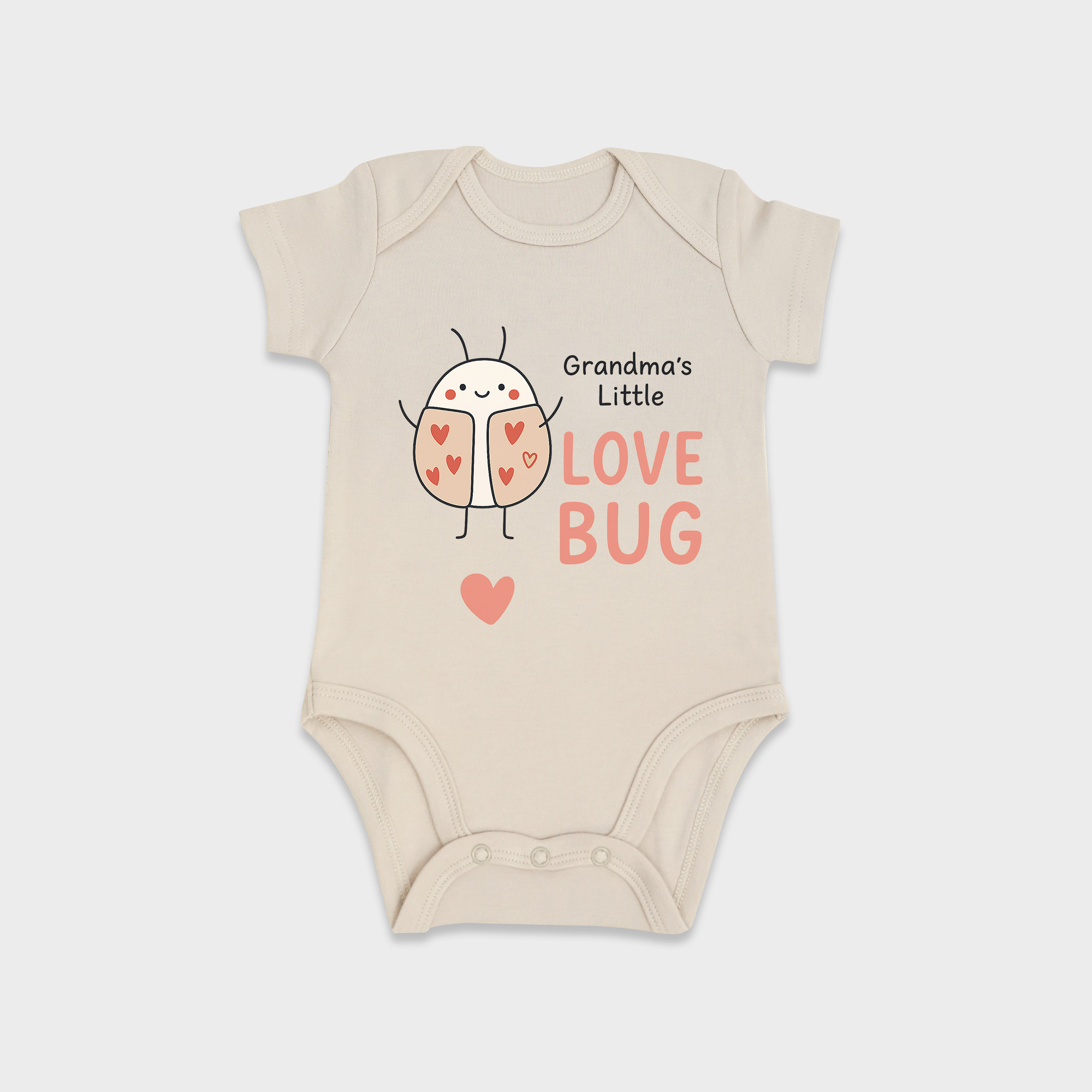 Grandma's Little Love Bug Baby Onesies