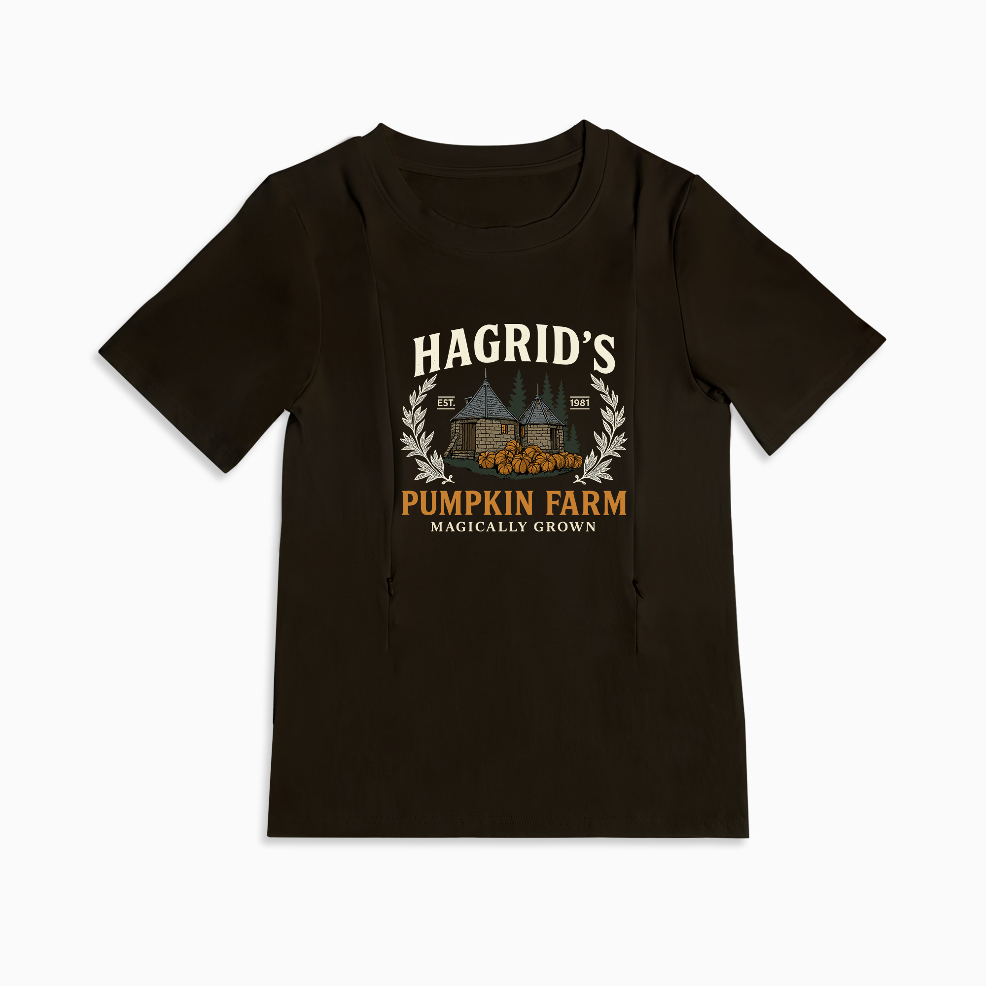 Hagrid's Pumpkin Patch Mom Breastfeeding Nursing T Shirt