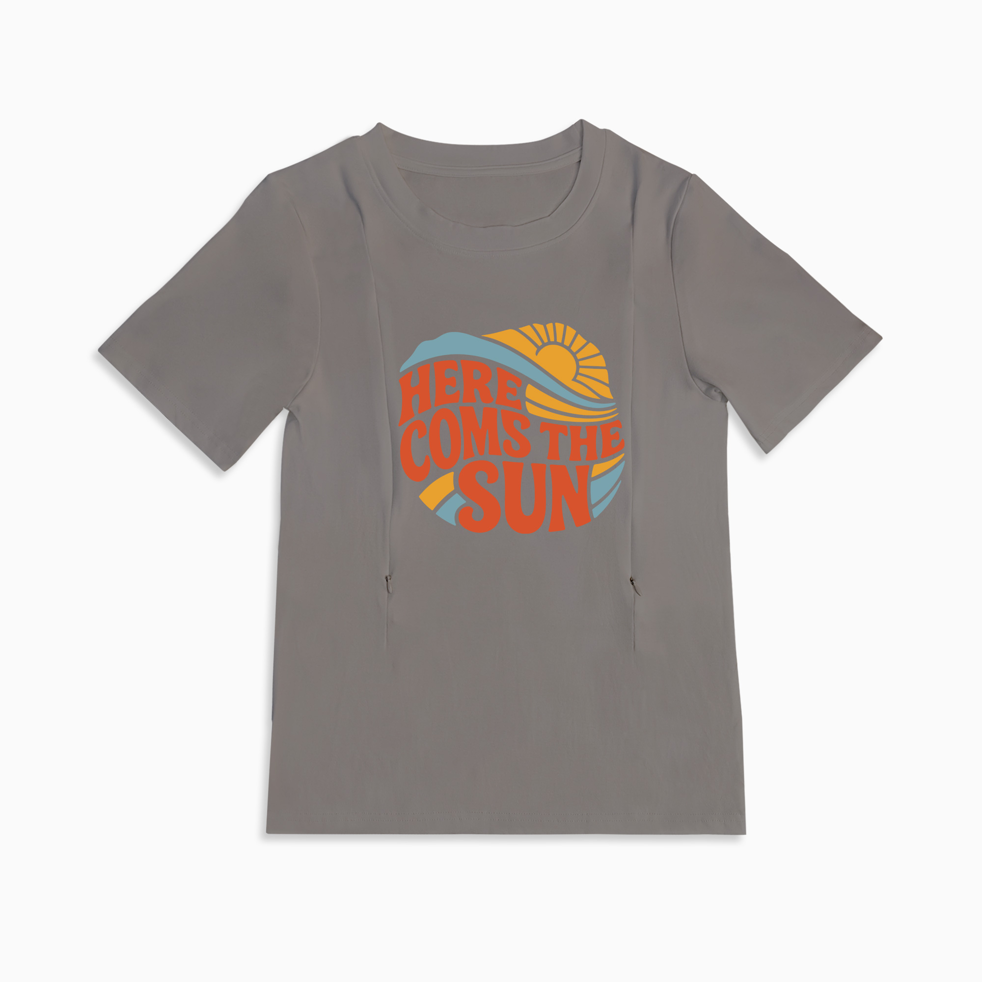 Here Comes the Sun Mom Breastfeeding Nursing T Shirt