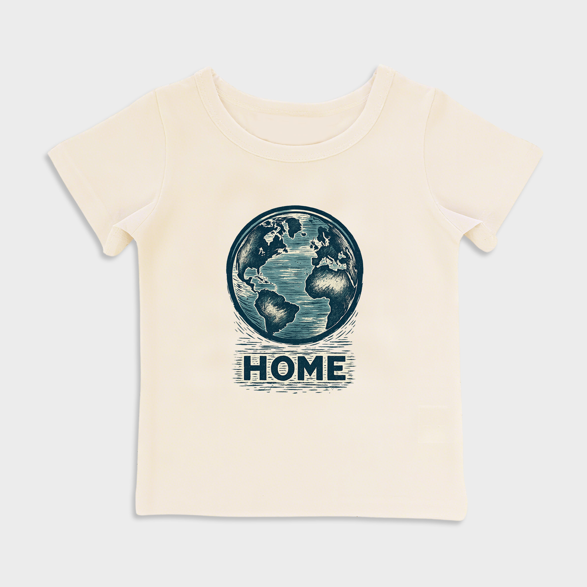 Home design Baby shirt in Beige