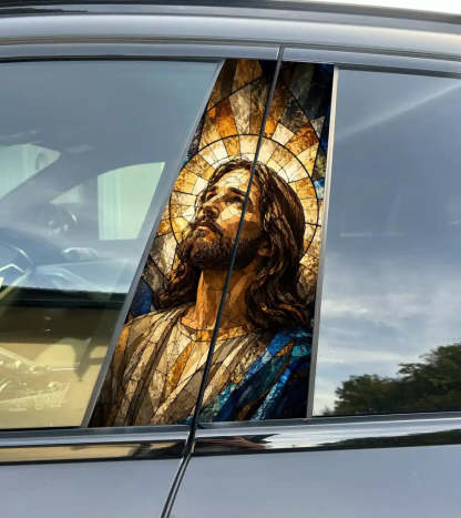 Jesus Car Pillar Wrap, Universal Fit