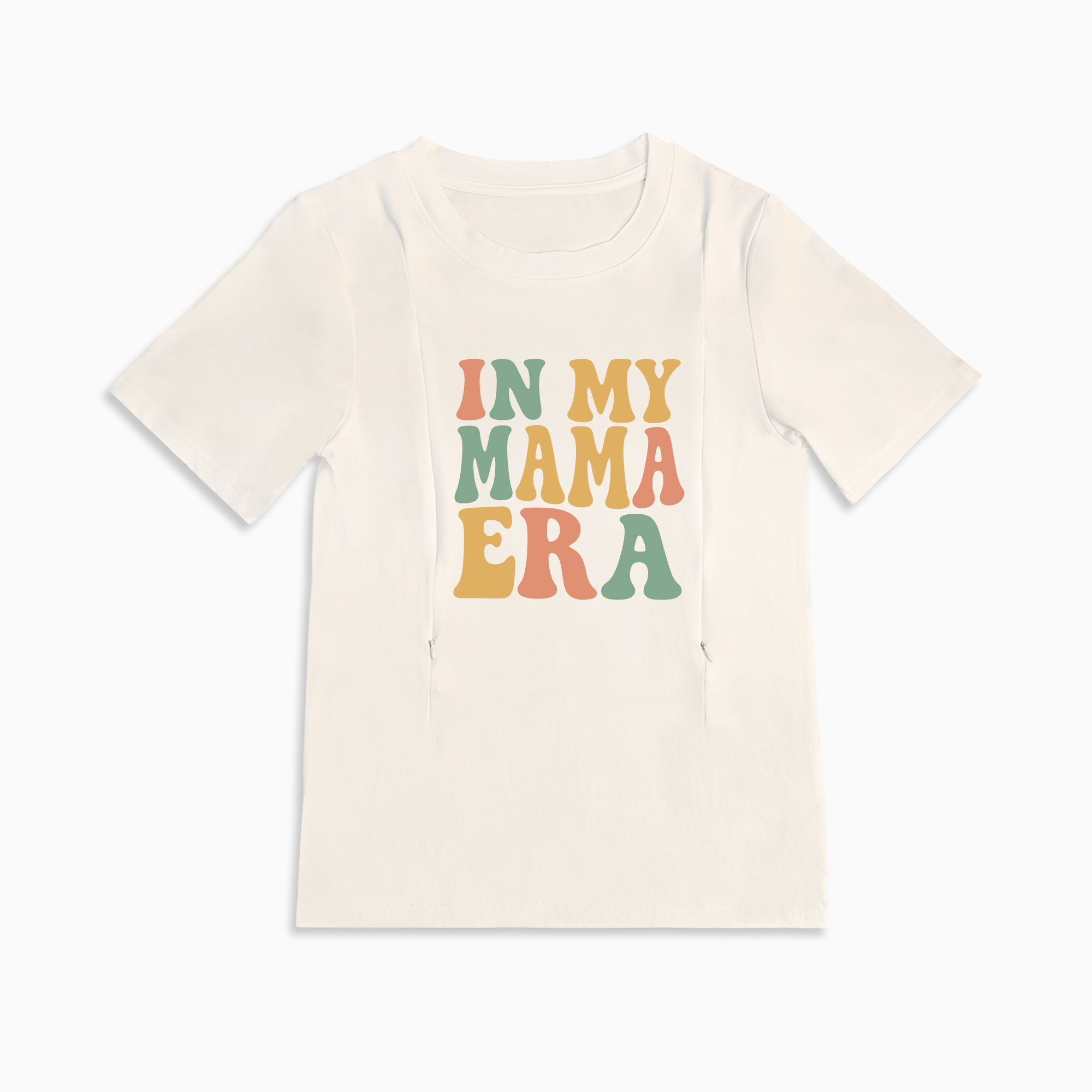 Nursing tops In My Mama Era Mom Breastfeeding Nursing T Shirt