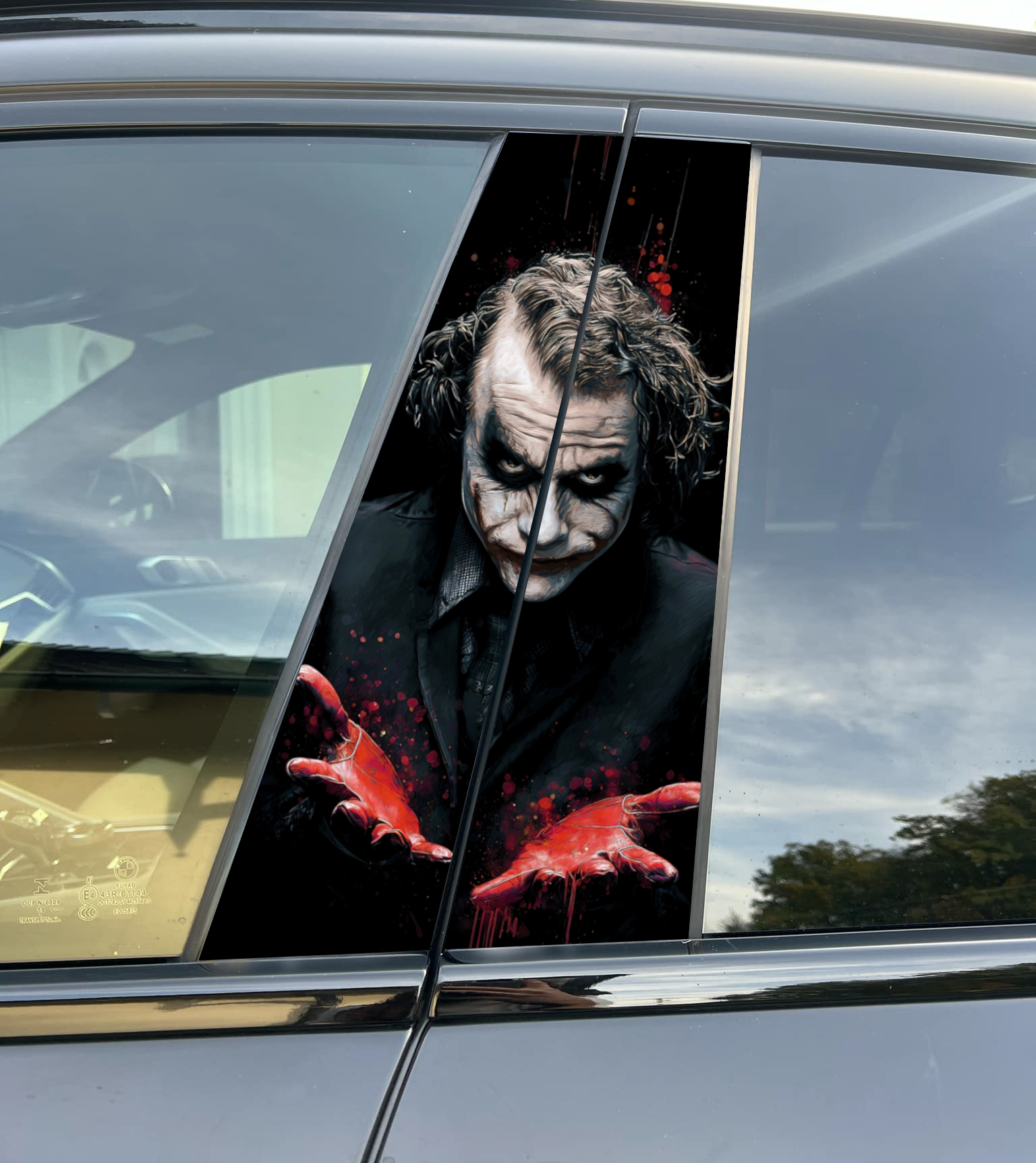 Joker Car Pillar Wrap Universal Fit