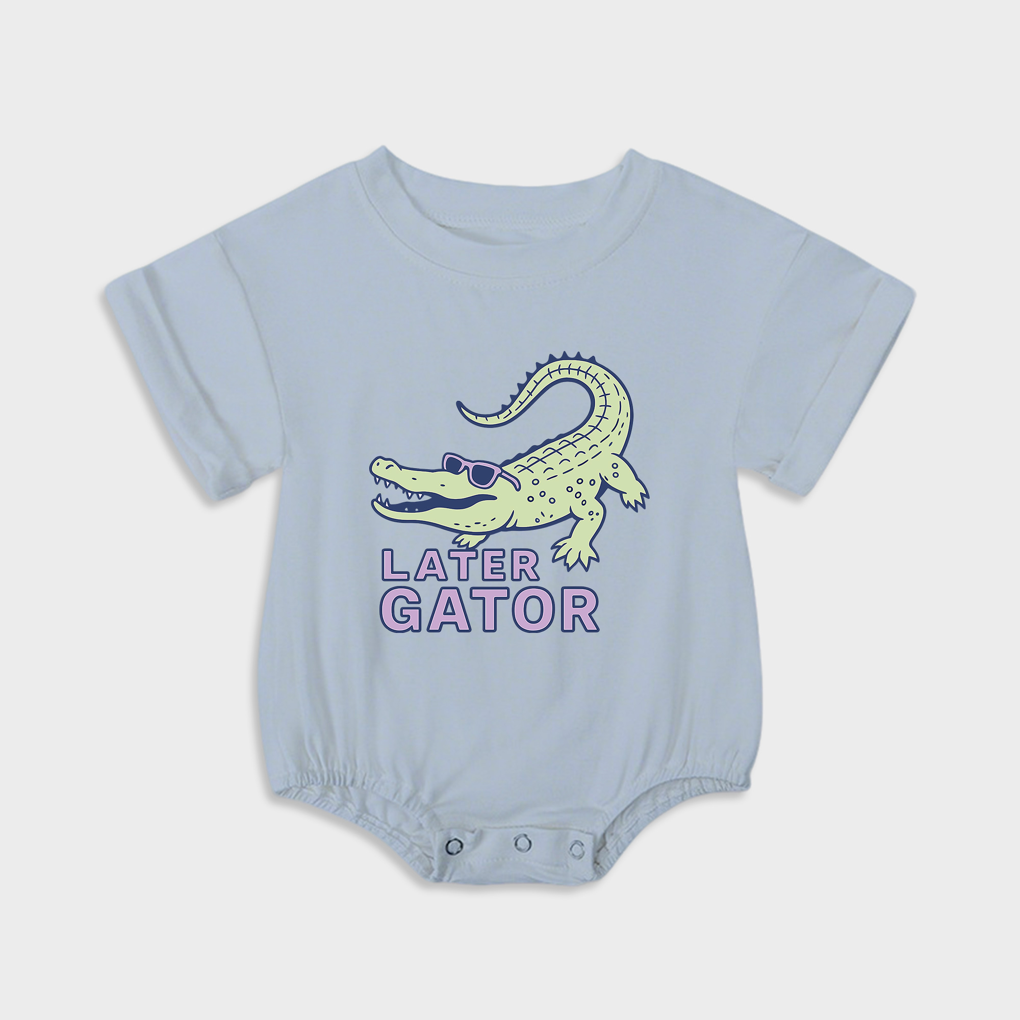 baby onesies - Later Gator Baby Triangular Stretchy Onesies