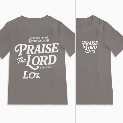 Let Every Breath Praise The Lord Mom Breastfeeding Nursing T Shirt