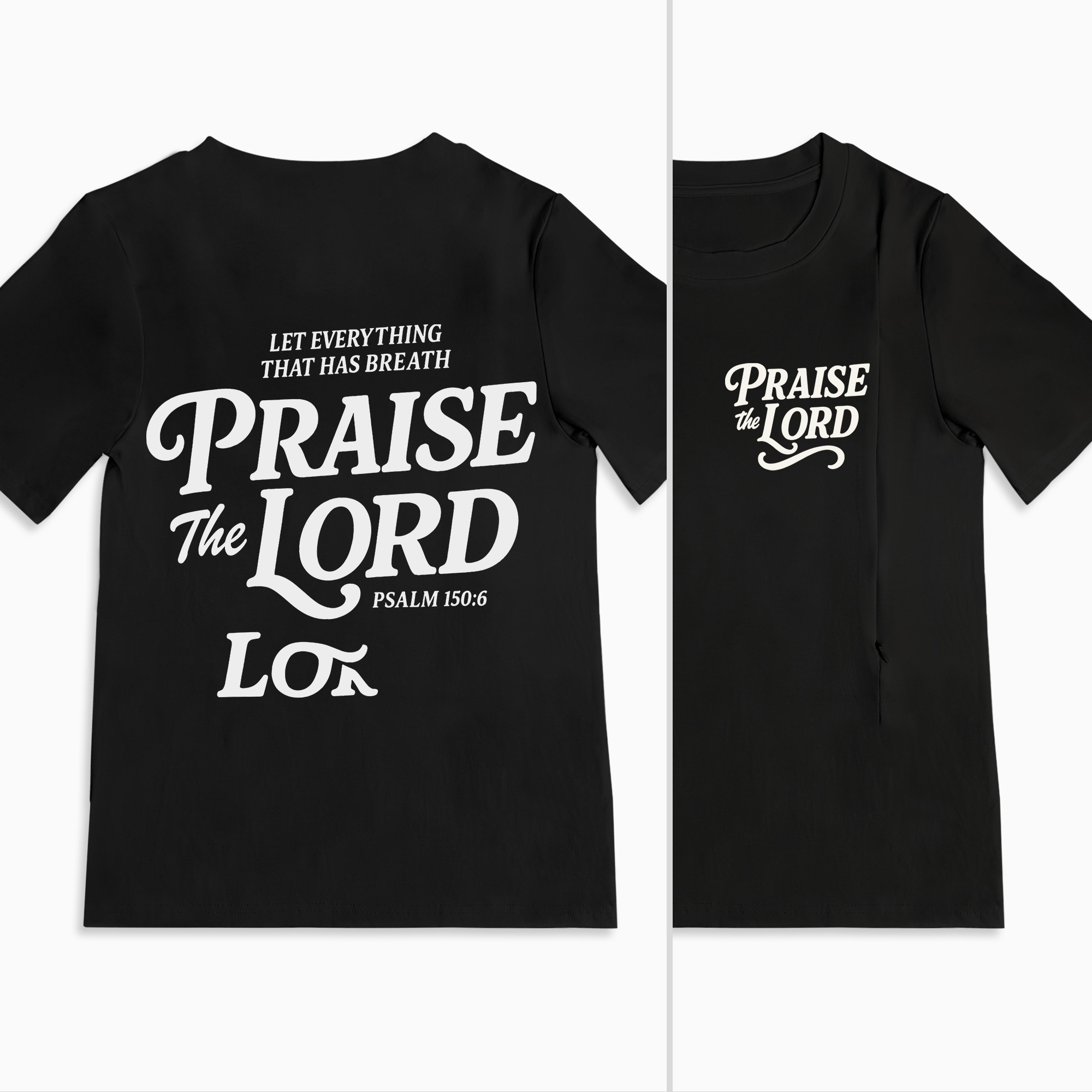 Let Every Breath Praise The Lord Mom Breastfeeding Nursing T Shirt