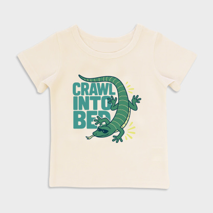 baby shirts lizard kids' t shirt, toddler top beige