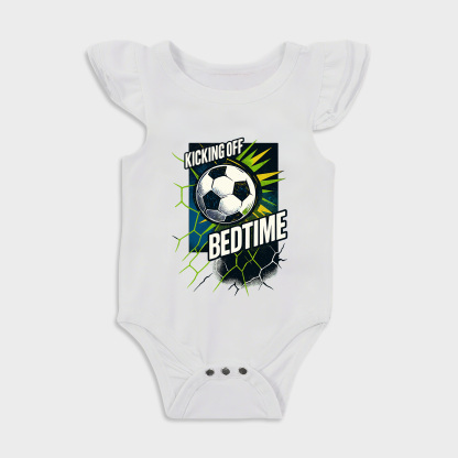 Baby romper - Loose Ruffled Triangle Romper White