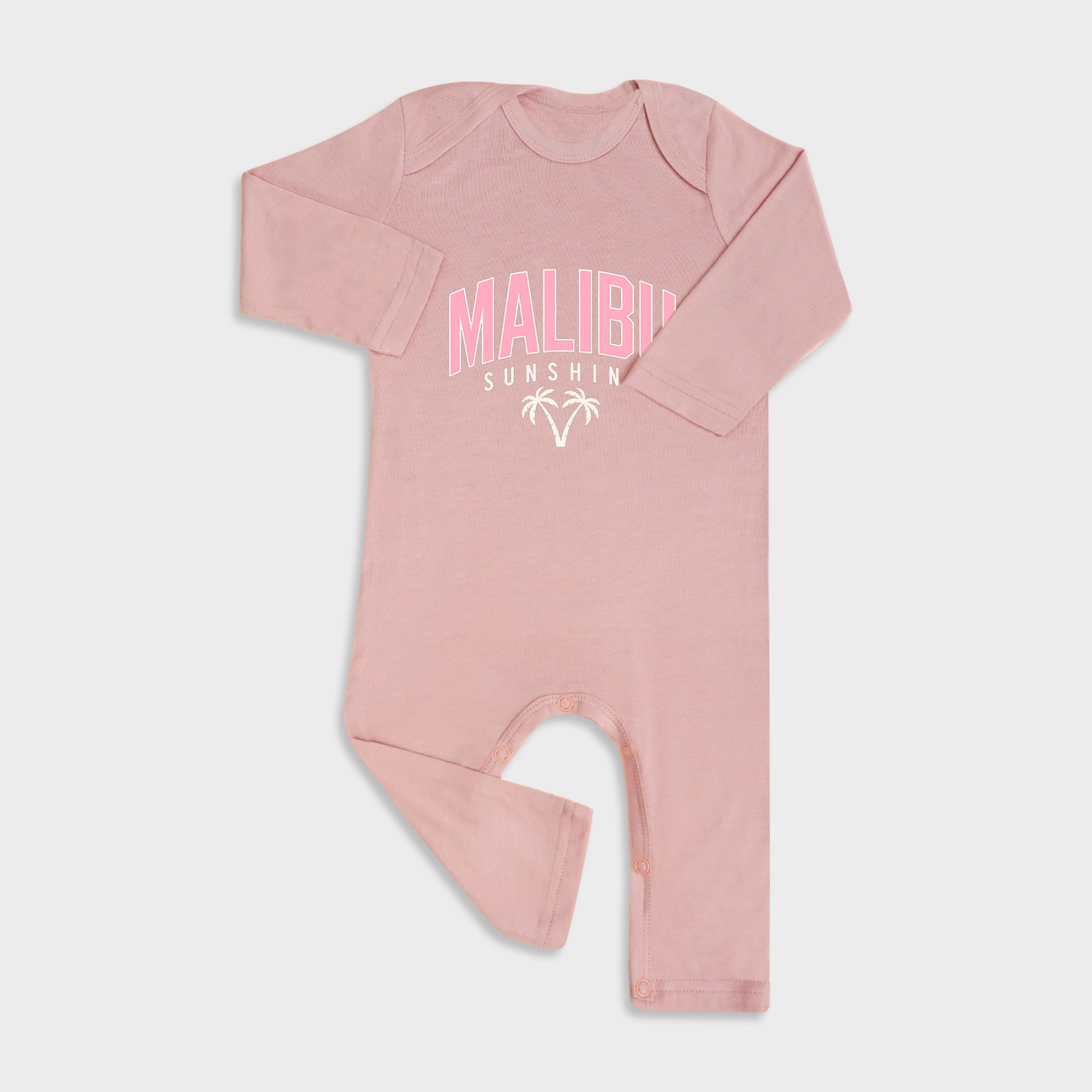 Malibu Sunshine Baby Full Length Snap Rompers