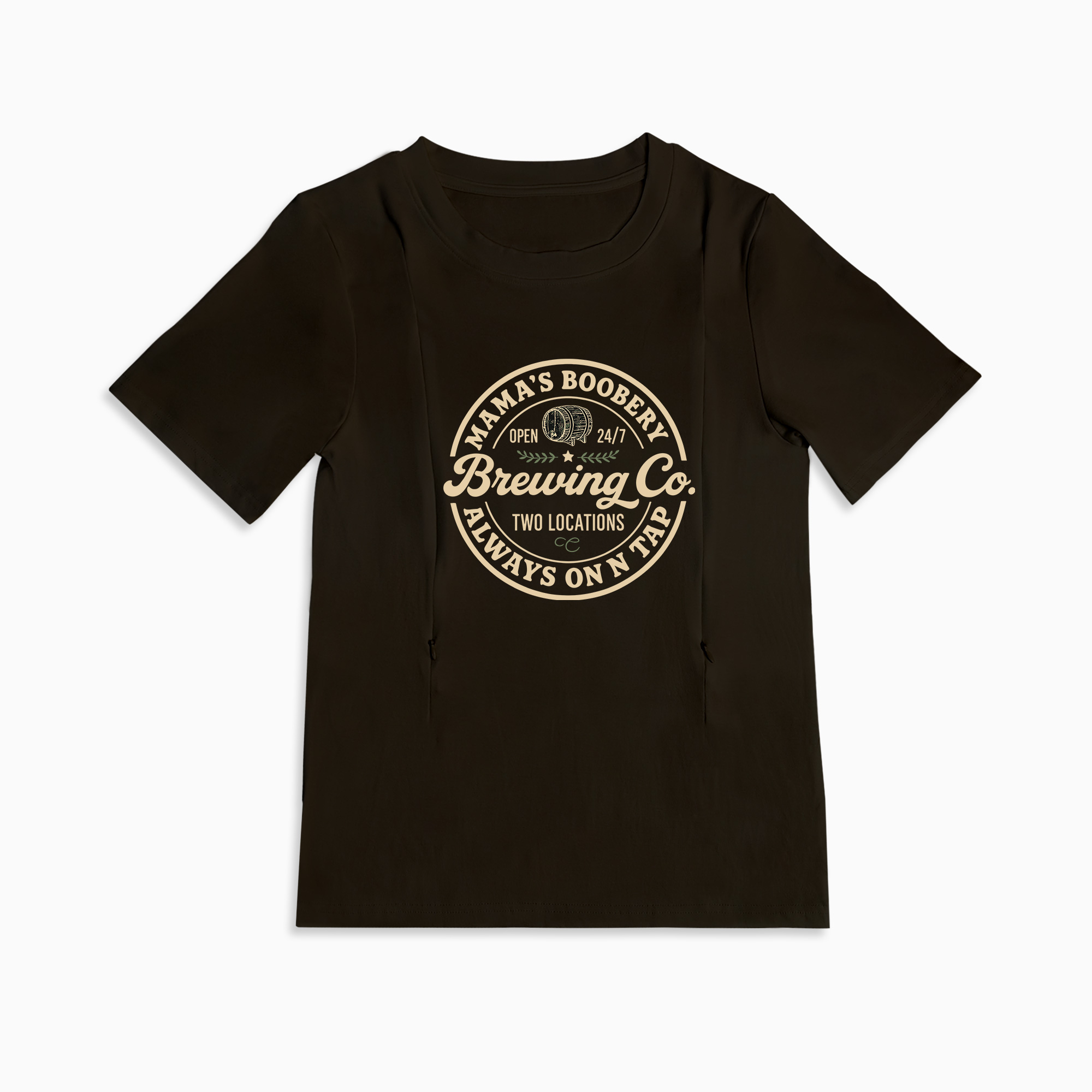 Mamas Boobery Colorful Mom Breastfeeding Nursing T Shirt