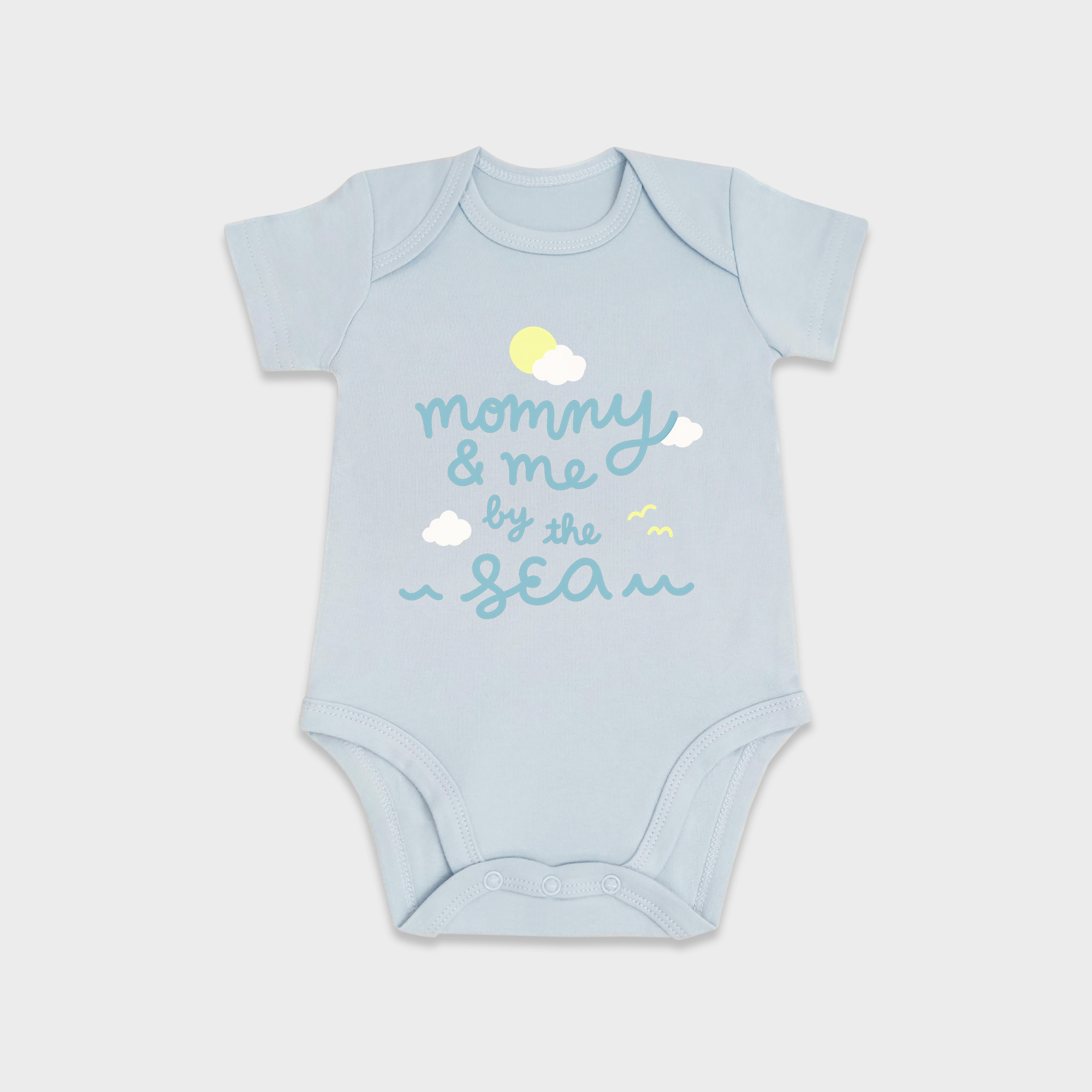Mommy & Me By The Sea Tank Baby Onesies