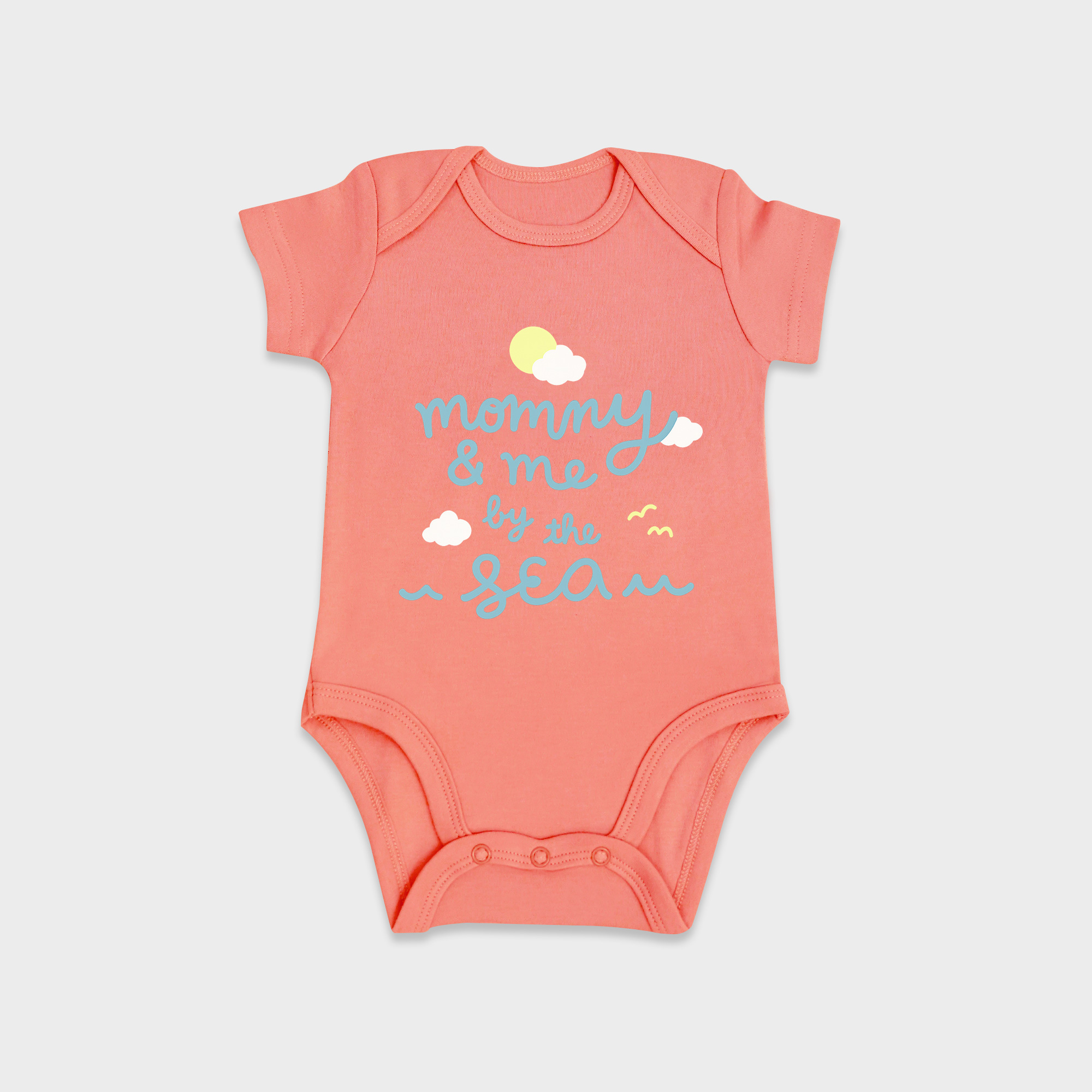 Mommy & Me By The Sea Tank Baby Onesies