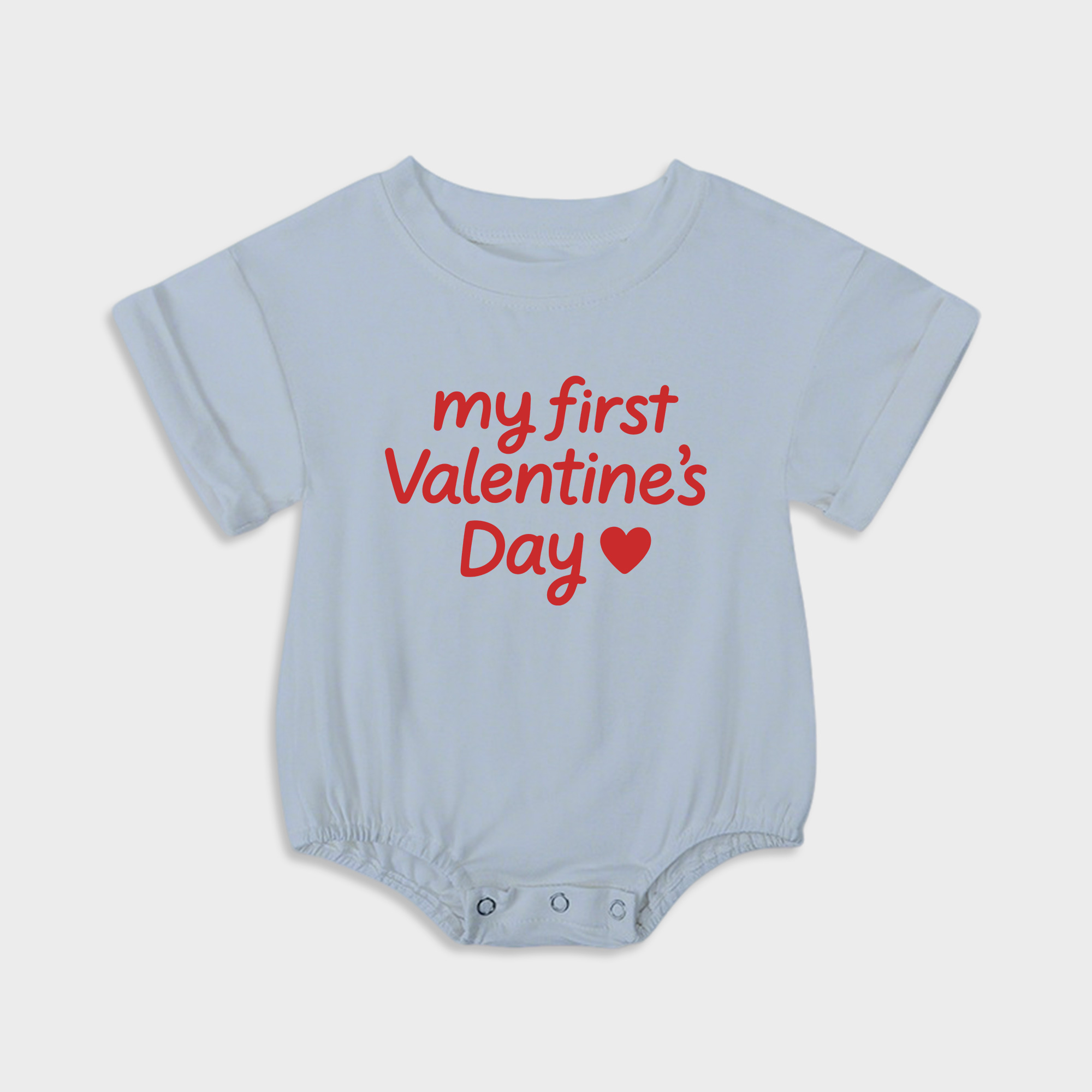 baby onesies - My First Valentine's Day Baby Triangular Stretchy Onesies