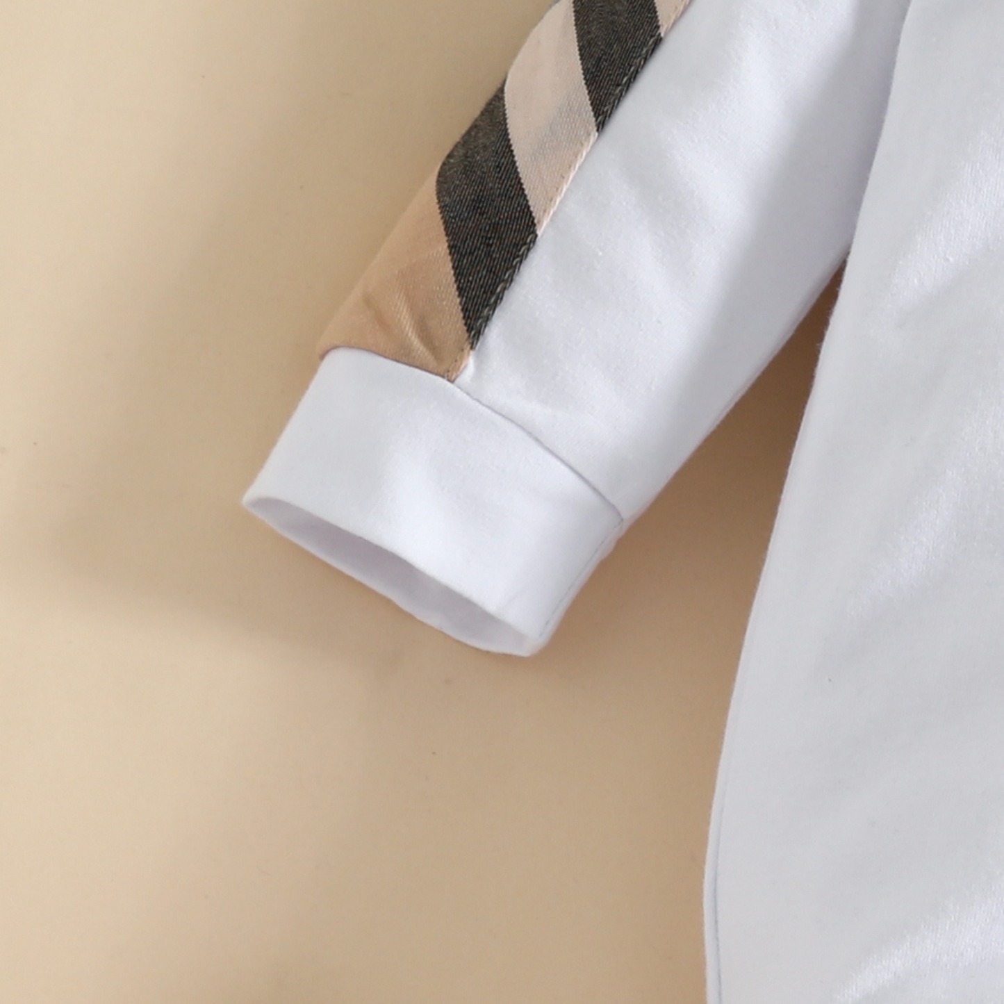 Baby Boy Button-Down Long-Sleeve Cotton Jumpsuits