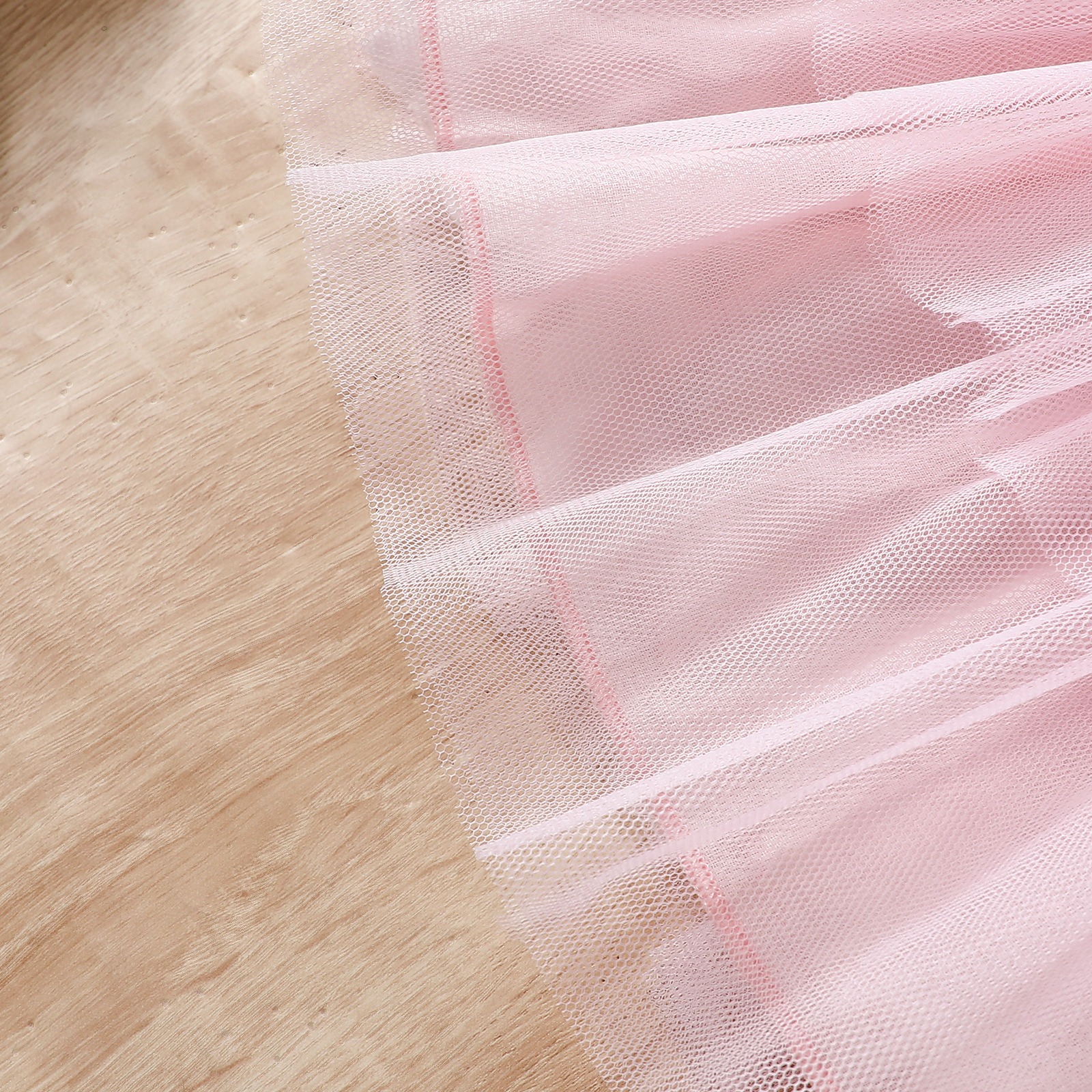 2pcs Baby Girls Tulle Dress Set with Bow Details