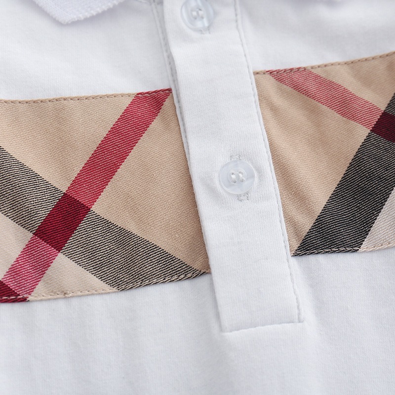 Baby Boy Cotton Lapel Long-Sleeve Jumpsuits