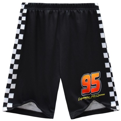 2pcs Toddler Boys Racing Print Short-Sleeve Graphic Tee & Pants