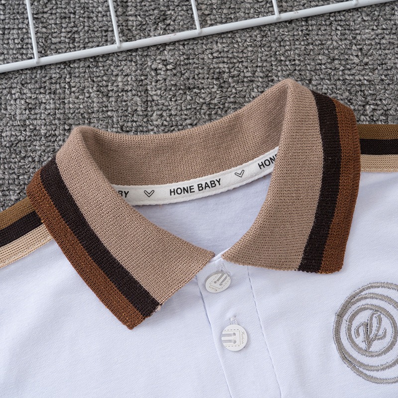 2pcs Toddler Boys Polo Short Sleeve T-Shirt + Shorts