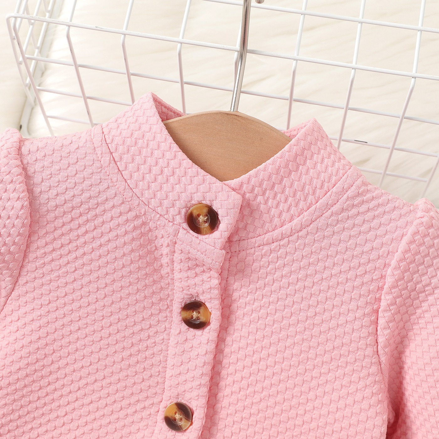 2pcs Baby Girls Tulle Dress With Long-Sleeve Cardigan