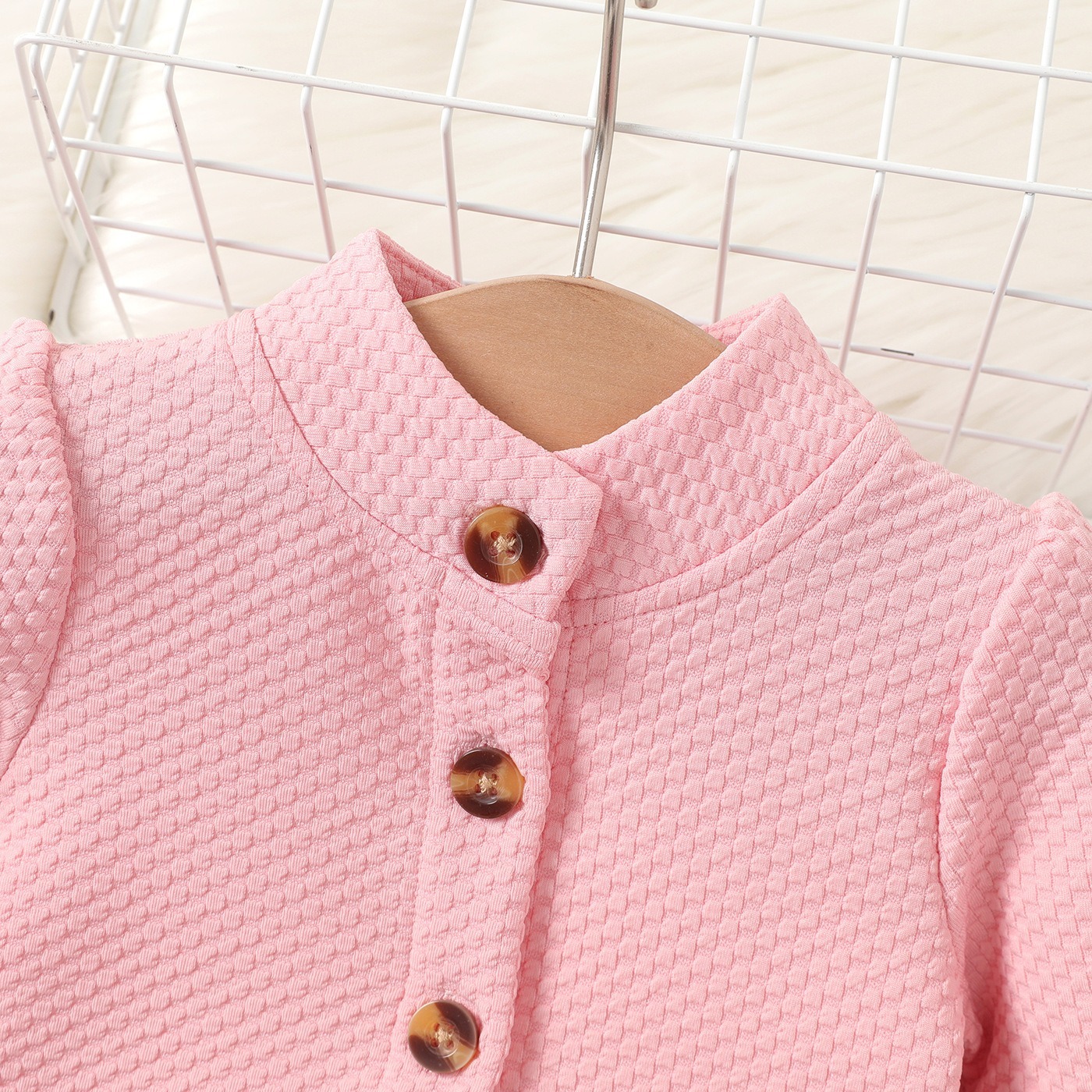 2pcs Baby Girls Tulle Dress With Long-Sleeve Cardigan