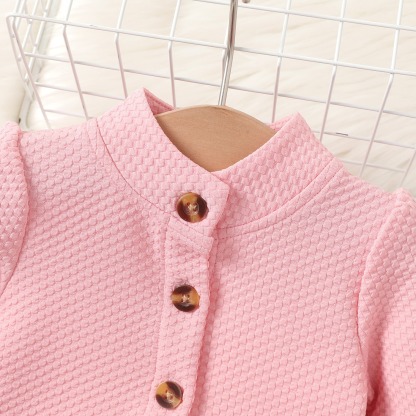 2pcs Baby Girls Tulle Dress With Long-Sleeve Cardigan